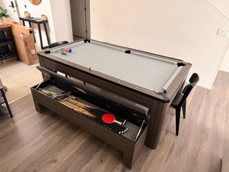 Free multi use pool table