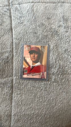 Ohtani First Ever MLB card 2017 rookie