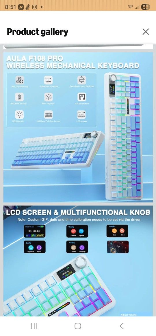 Gaming Keyboard New In Box