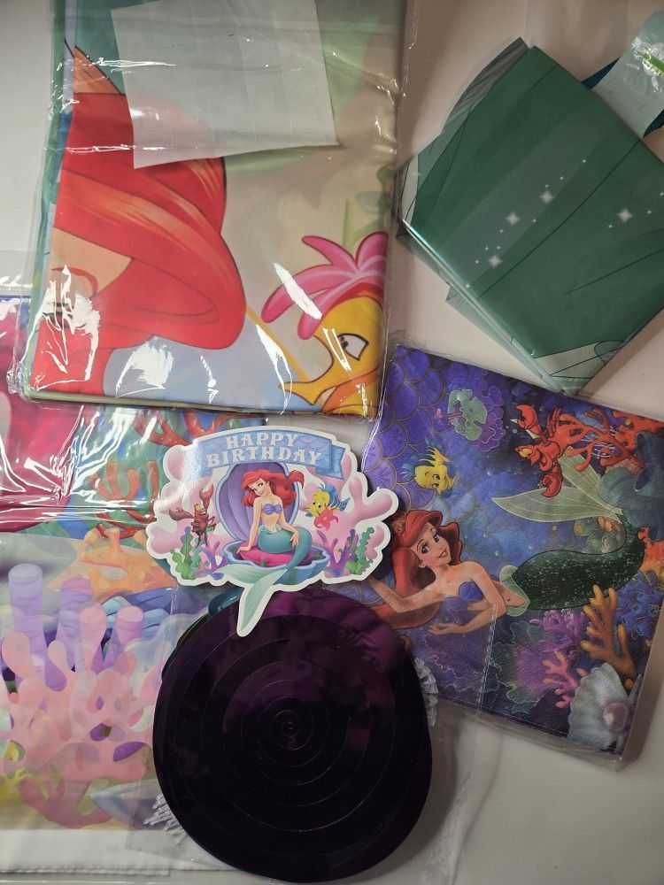 Ariel Birthday Party Supplies