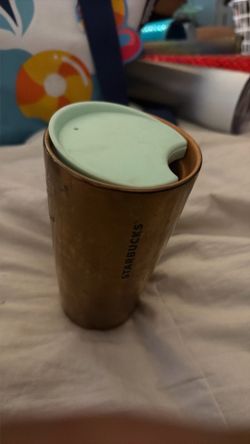 Gold Starbucks Cup