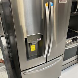 Stainless Steel 26 Cu. Ft. Smart WiFi Enabled French Door Refrigerator 