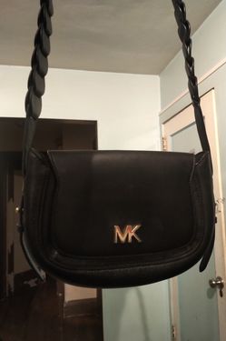 Black Leather Michael Kors Purse