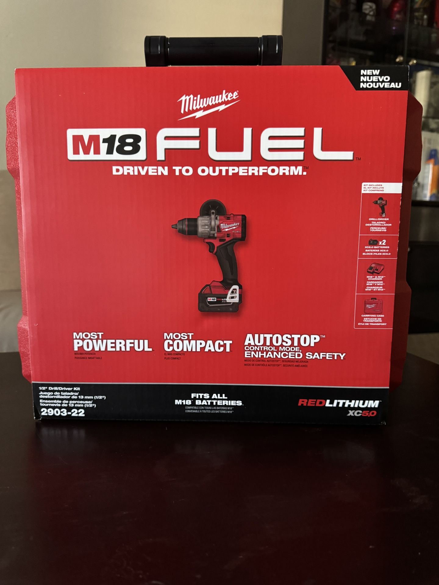 Milwaukee 1/2” Drill Driver Kit NEW