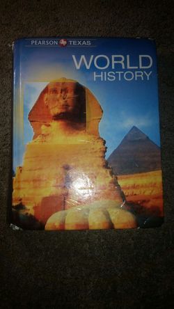 World History book by Pearson