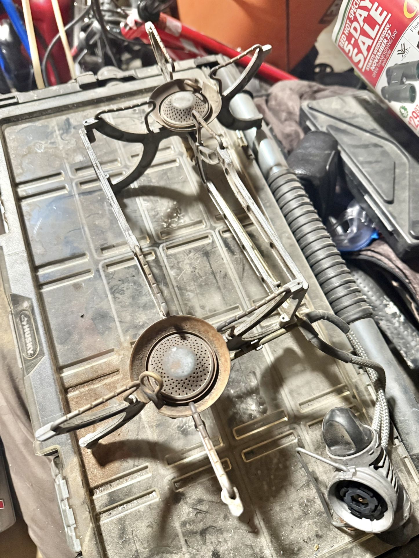 Dual Burner Portable Camping Stove 