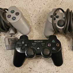 Various Sony PlayStation Controllers (PS) Wired & Wireless Original OEM