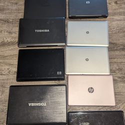 Lot of laptops