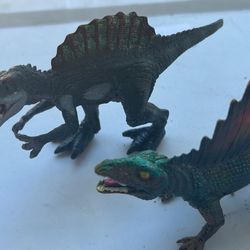 Plastic Dinosaurs Lot Of 2