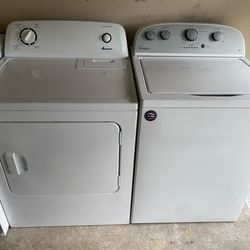 Whirlpool washer and Amana electric dryer
