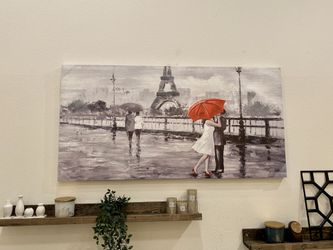 Paris canvas painting