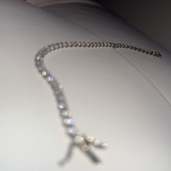 All NATURAL 14k White gold 4 K Diamond Bracelet 
