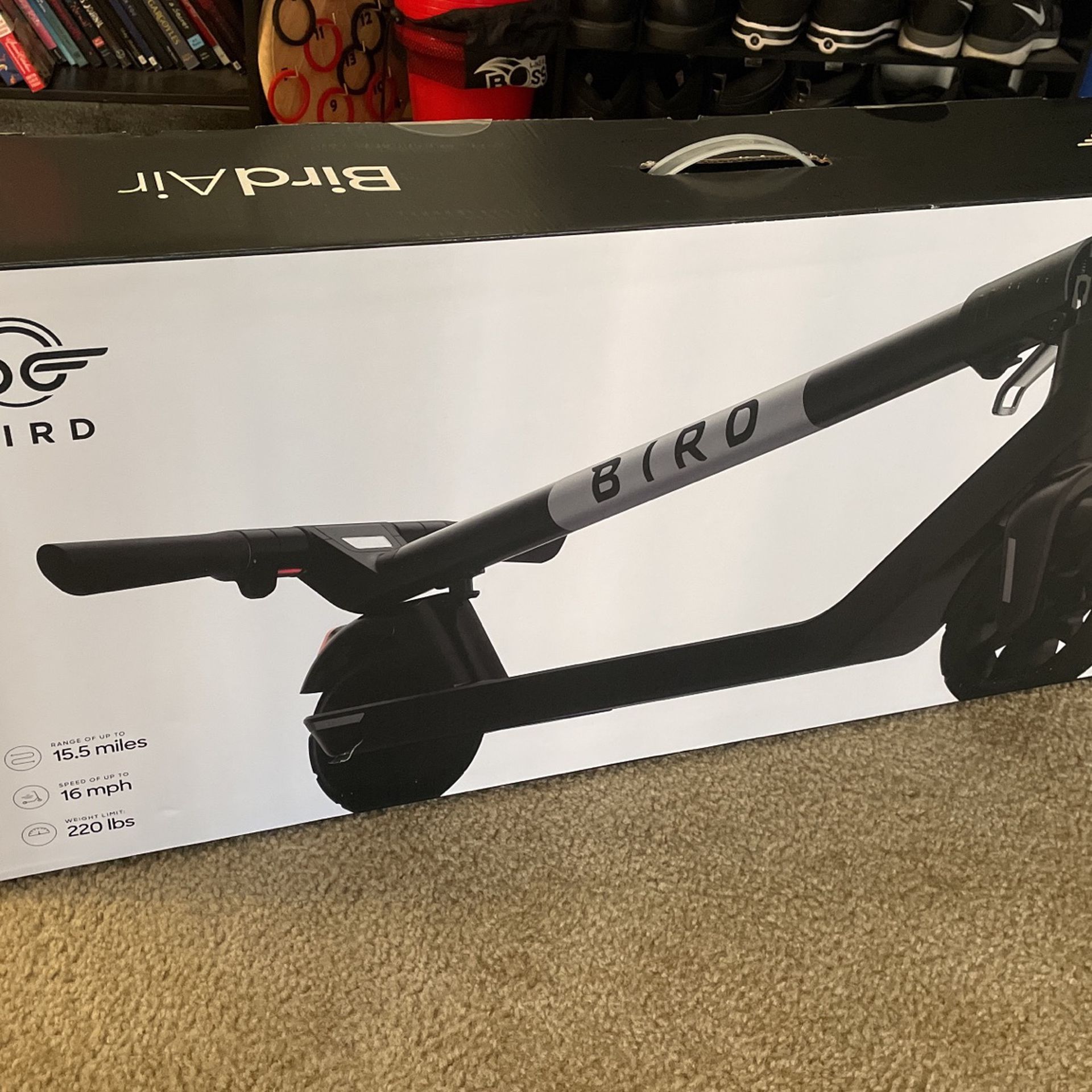 Brand New Sealed Box BIRD Air Scooter!