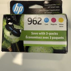 HP 962 Tri Color Printer Ink Cartridge Brand New