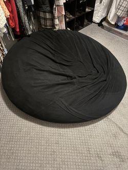 Black 2 Person Bean Bag