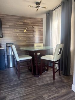 Dining table with chairs