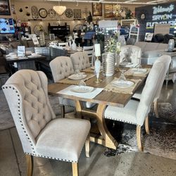 Dining Table With 6 Chairs 