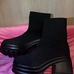 Chunky Heel Boot