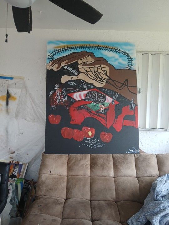 Painting Done By Me, Good For Over A Bed Or In A Living Room/hallway