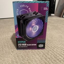 Cooler master Hyper 212RGB Black Edition CPU Cooler