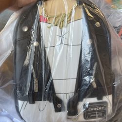Loungefly Chuckys Girlfriend Tiffany Mini Backpack With Chain And Mini Pockets