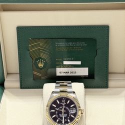 2023 Rolex Preowned 42mm Sky Dweller-W/Card