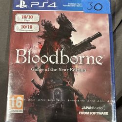 Bloodborne Gamw Of The Year Edition PS4 