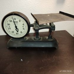 Vintage Scale , 1930s Jacobs Brothers 50 Pound Postal Scale Detecto Posto-Gram