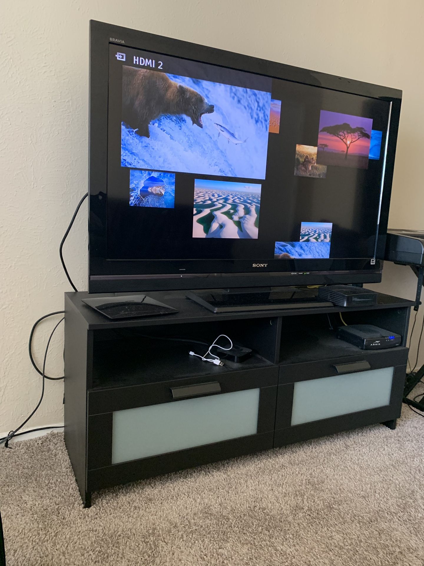 TV w/Entertainment Center