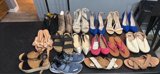 Mixed Women's Shoes Lot – 14 Pairs