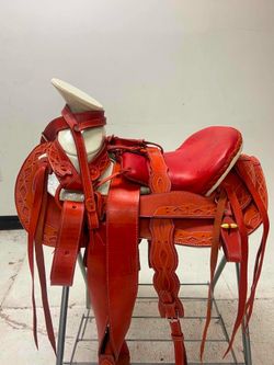 Montura charra de cuero