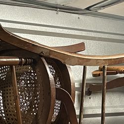 2 Cane Chairs 