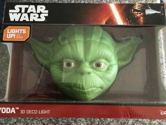 Star Wars Yoda Collectible Deco Light Brand New