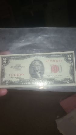 1953 2 dollar red seal
