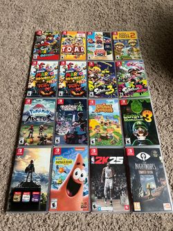 nintendo switch games collection