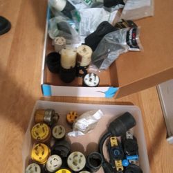 Hi Voltage  Hi Amp Plug And Receptacle Assorted 