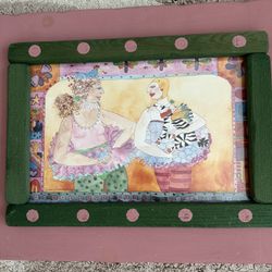 “Circus Girls”  By Artist Judie Bomberger— Original Collectors Edition Watercolor