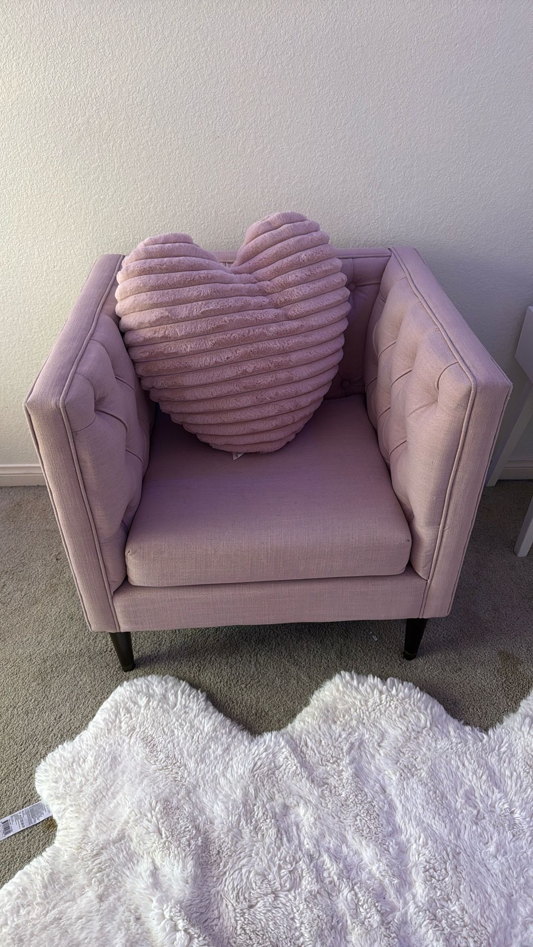 Designer Pink Chair Great Condition