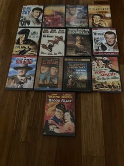 13. John Wayne DVD movies.
