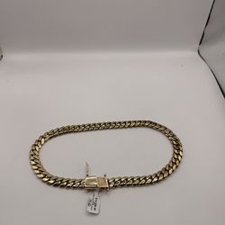 “18.5” Cuban Link Chain 10K