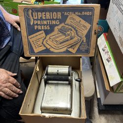 1950s Printing Press Child’s 