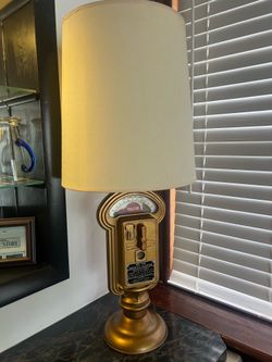 Vintage Miller Meter Parking Meter Lamp
