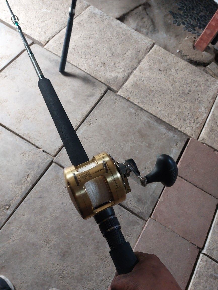 Shimano Tiagra 12 2 Speed Fishing Reel And Rod