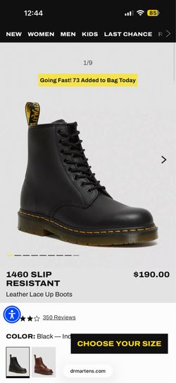 Dr marten size 8 men