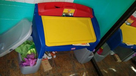 All in great condition! Table comes with desk