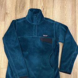 Patagonia Womens Retool Snap T Fleece Sweater 