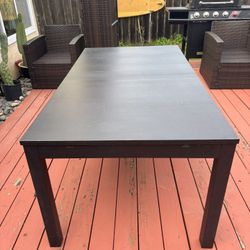 Free IKEA Dining Table Extendable With Leafs BJURSTA