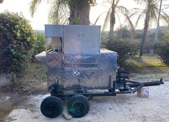 Stainless Steel Food Vending Trailer