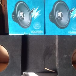 2 12 Subwoofers Chevy Silverado Box 