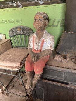 Americana Concrete Fishing Boy Statue for Sale in Godley, TX - OfferUp